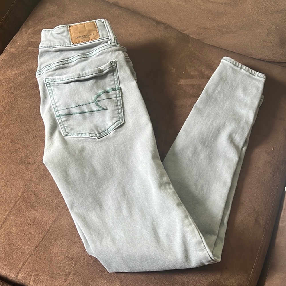 AE light blue/teal Jeans